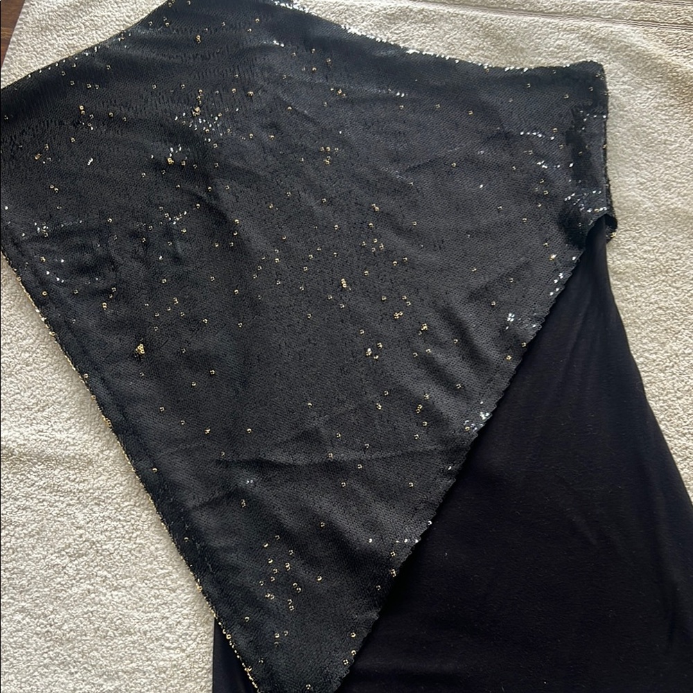 XS - Guess Black Sequin mini Dress / blouse